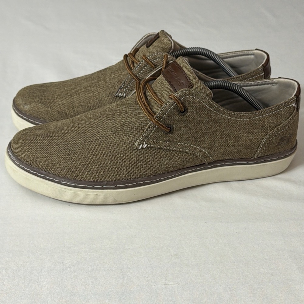 SKECHERS 64925 Relaxed fit gel infused memory foam mens Size 12 casual shoes Fit - Picture 15 of 16